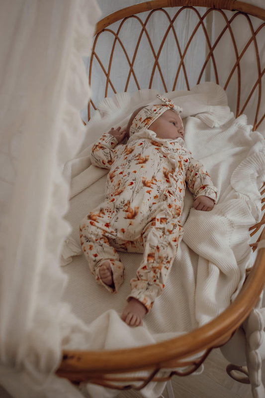 Ruffle wildflower romper