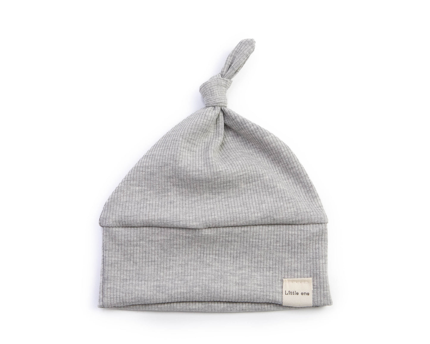 Baby hat rib grey