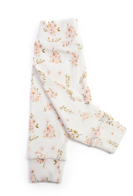 Babyhose Ripp Blumen