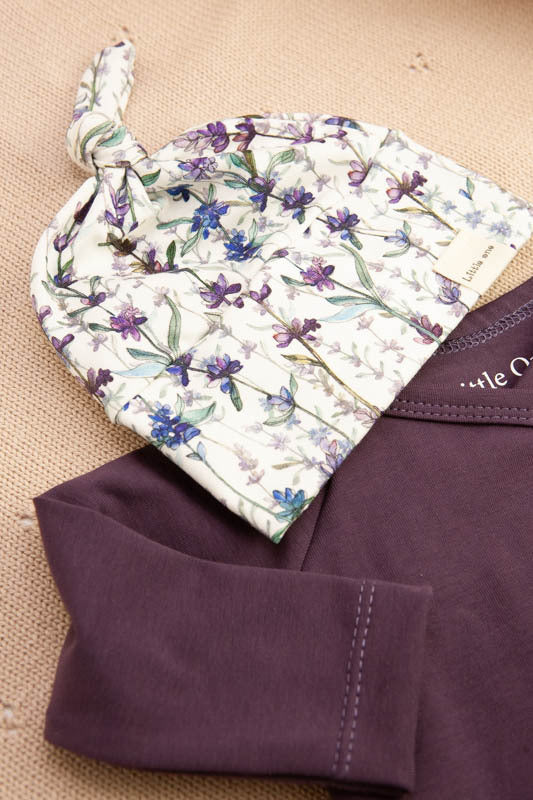 Wickelshirt dunkelviolett