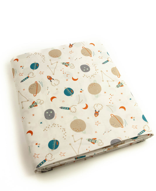 Toddler duvet cover space rockets