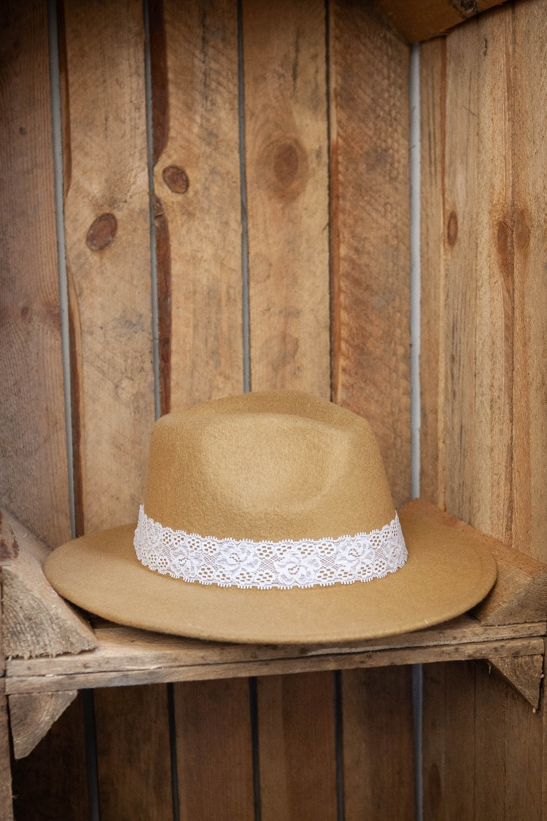Hoed taupe