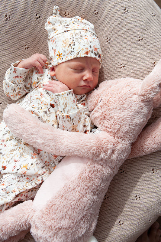 Ausgefallener Blumen-Strampelanzug