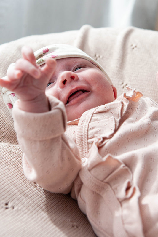 Stirnband Little One Blumen rosa