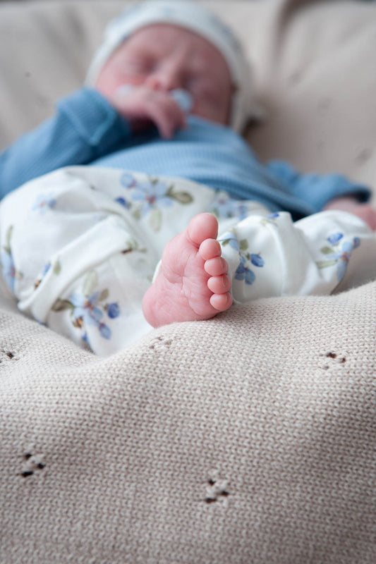 Baby-Ripp-Wickelshirt in Blau