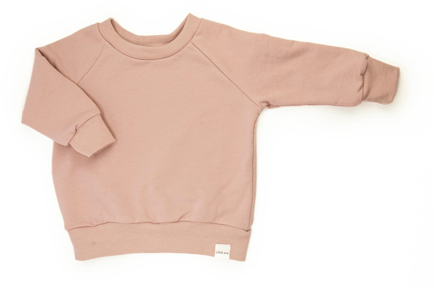 Oversized sweater dusty pink gepersonaliseerd