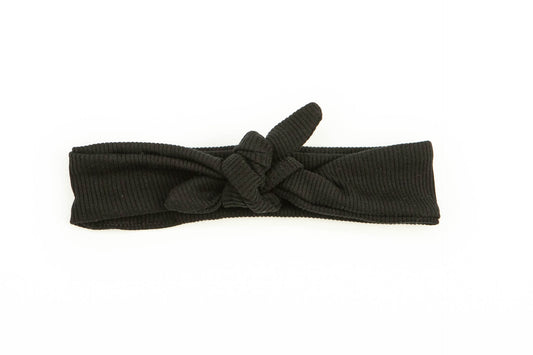 Stirnband Baby Rib Schwarz