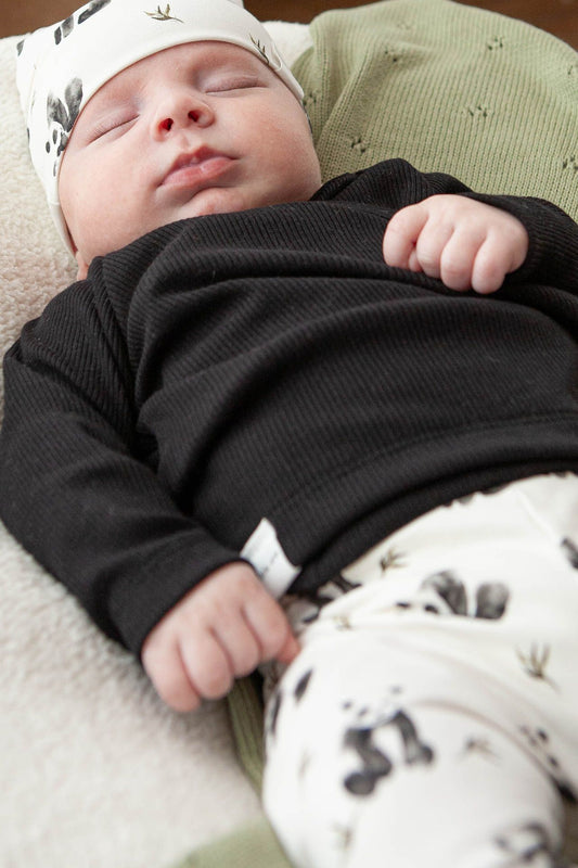 Baby Ripp Wickelshirt schwarz