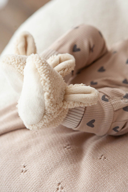 Hausschuhe aus recyceltem Kaninchen