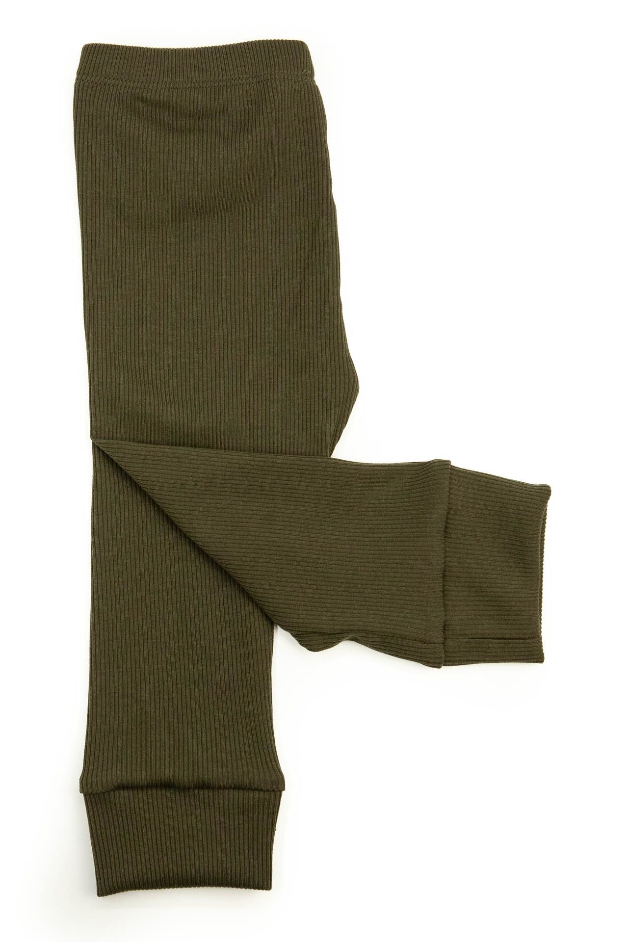 Leggings Babyripp grün