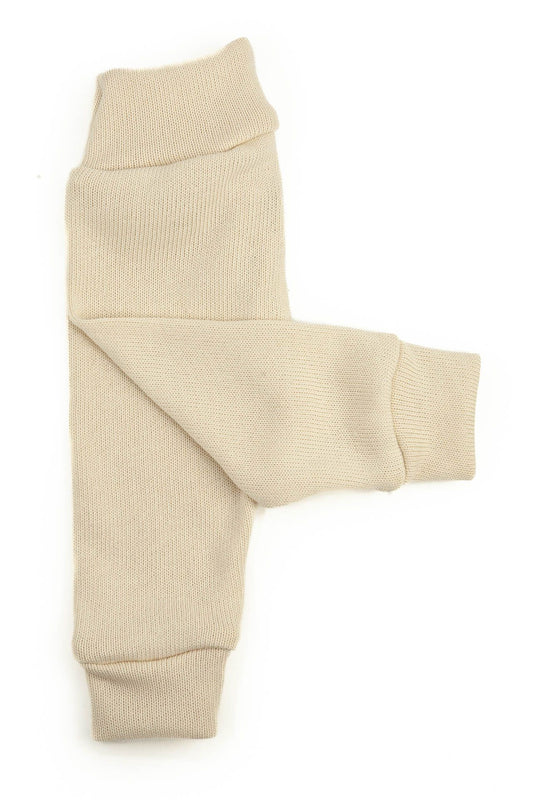 Knitted cotton pants natural