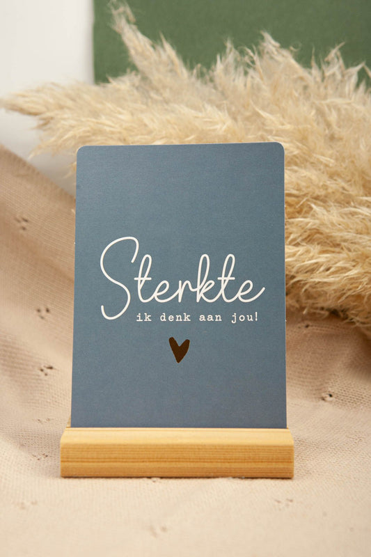 Karte: Kraft, ich denke an Dich!