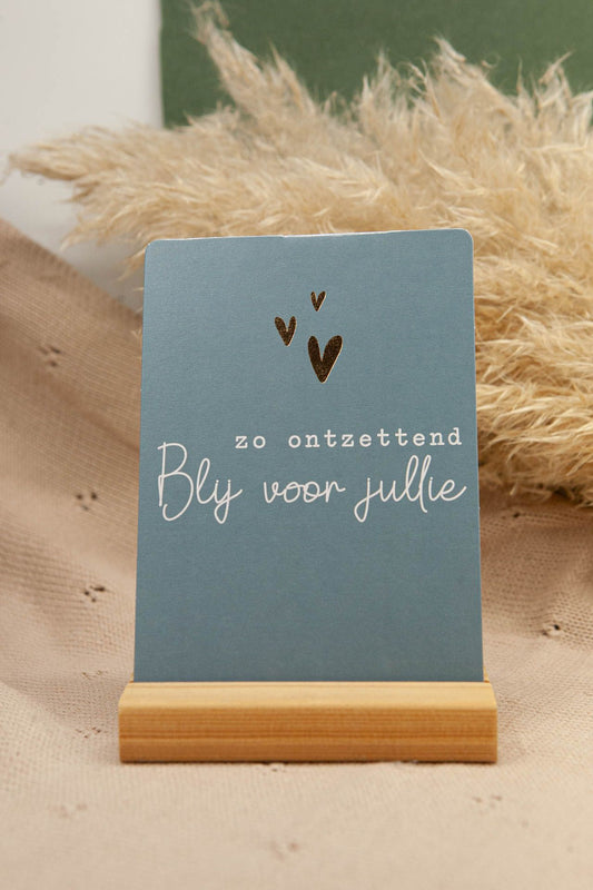 Karte Ich freue mich so unglaublich für dich