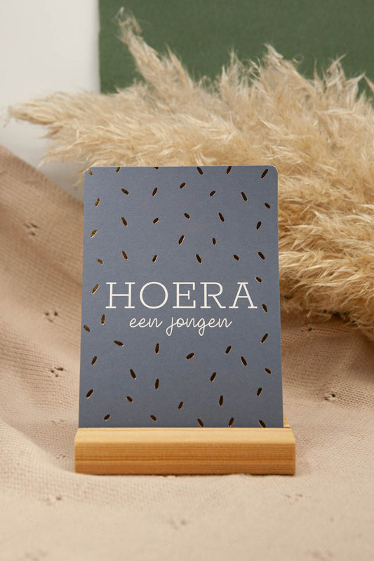 Karte Hurra, ein Junge