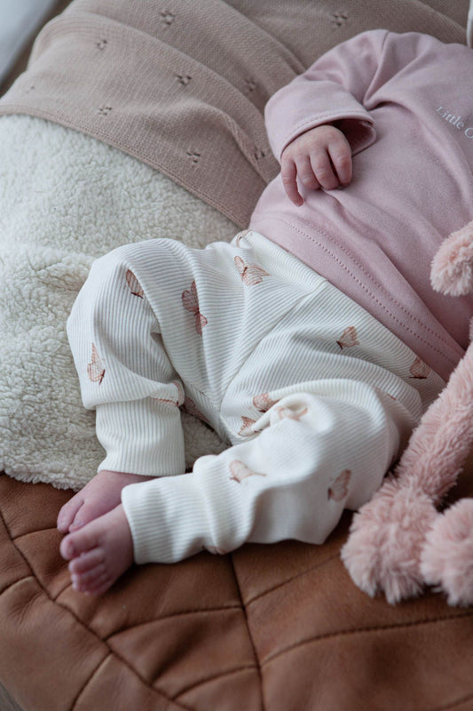 Babyhose Rippe Schmetterlinge