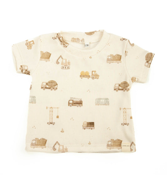 T-shirt baby rib bouwmachines