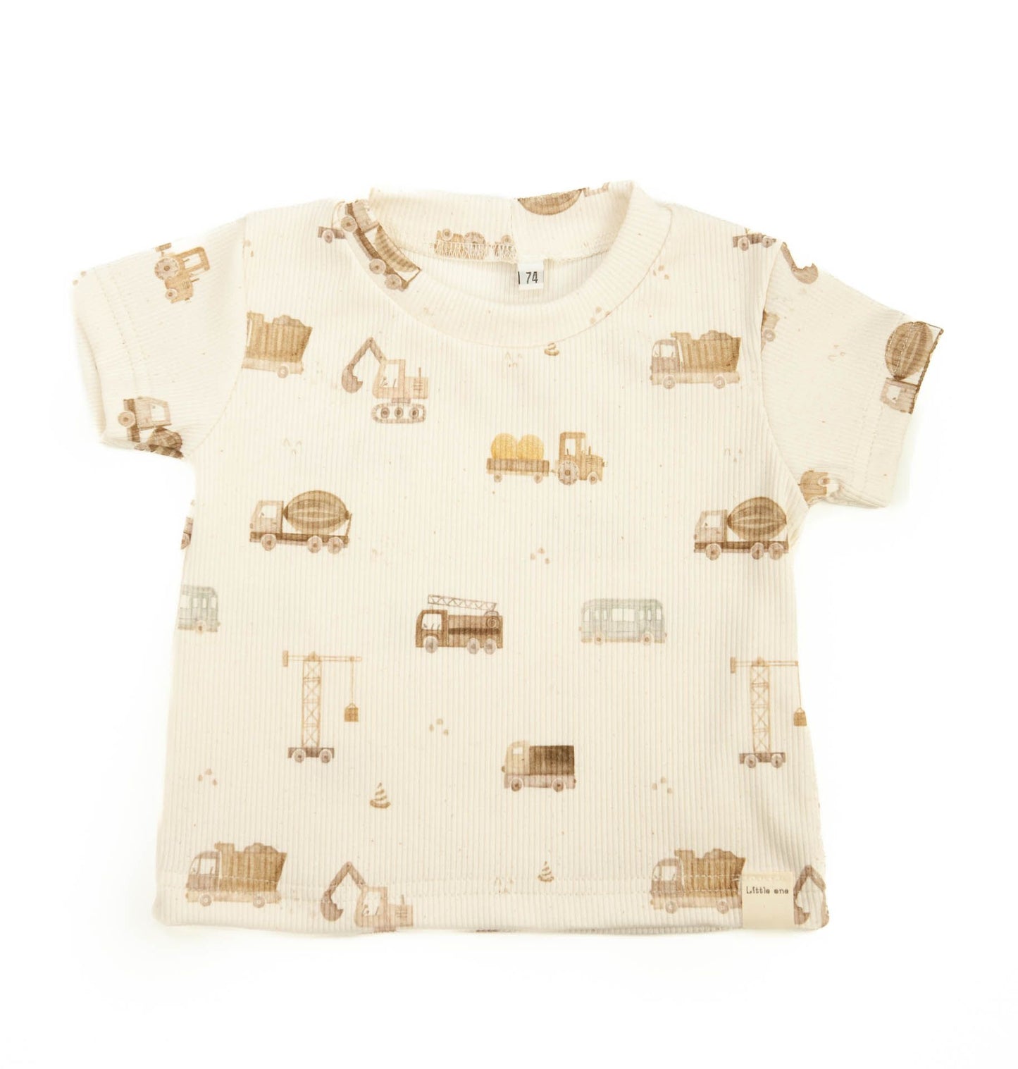 T-shirt baby rib bouwmachines
