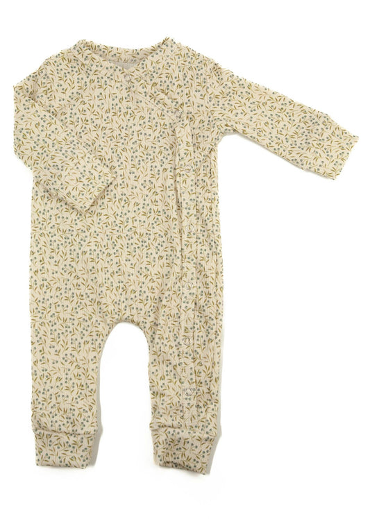 Baby Strampler Rippe Blaubeeren