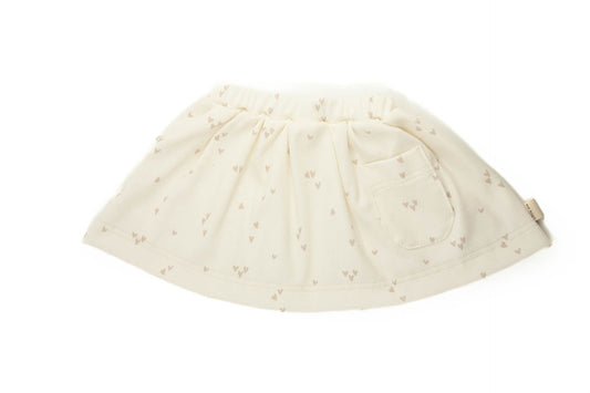 Babyrock gerippt ecru Herzen