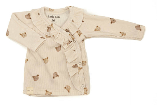 Wickelshirt Rüschen Baby Rib Little One Bären