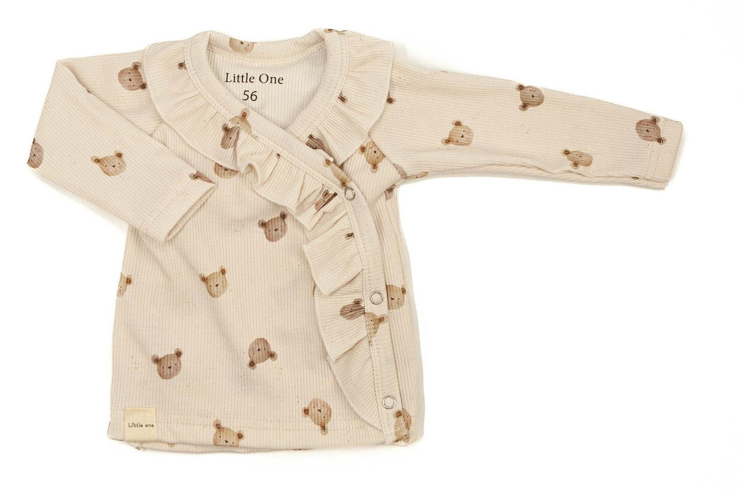 Wickelshirt Rüschen Baby Rib Little One Bären