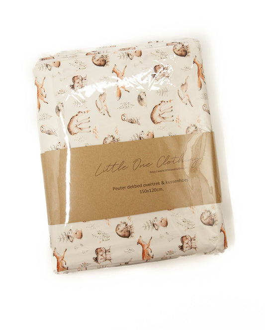 Kleinkinder-Bettwäscheset Waldtiere
