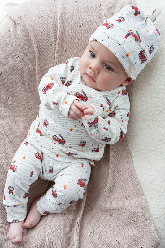 Mütze Baby Rib Feuerwehrautos