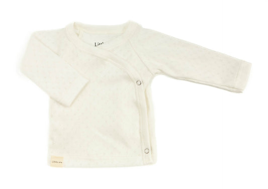 Wickelshirt durchbrochen ecru