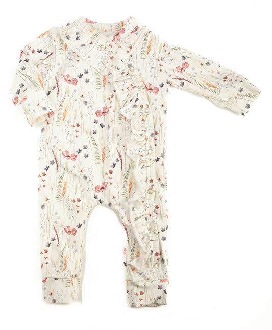 Ruffle wildflower romper