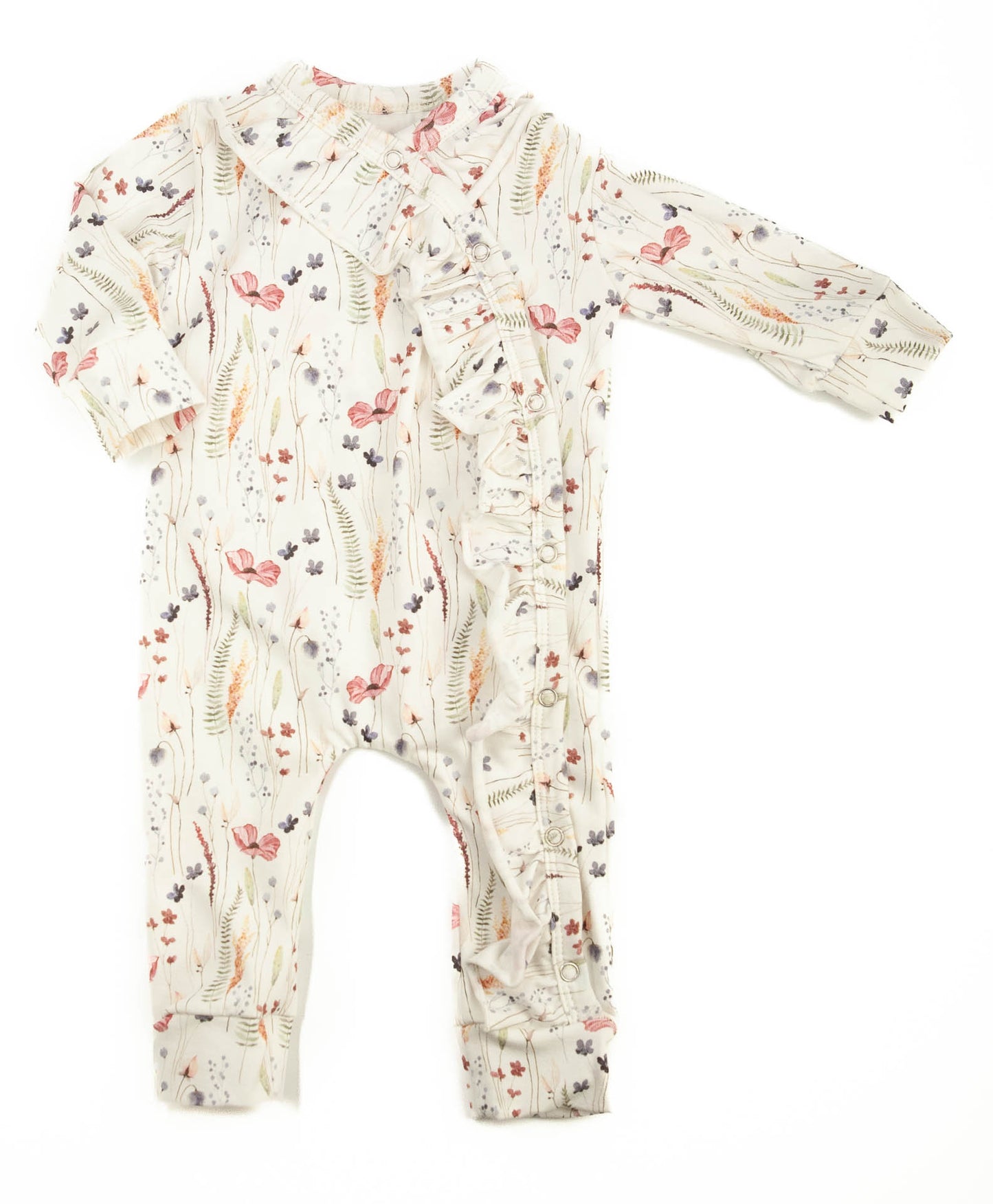 Ruffle wildflower romper