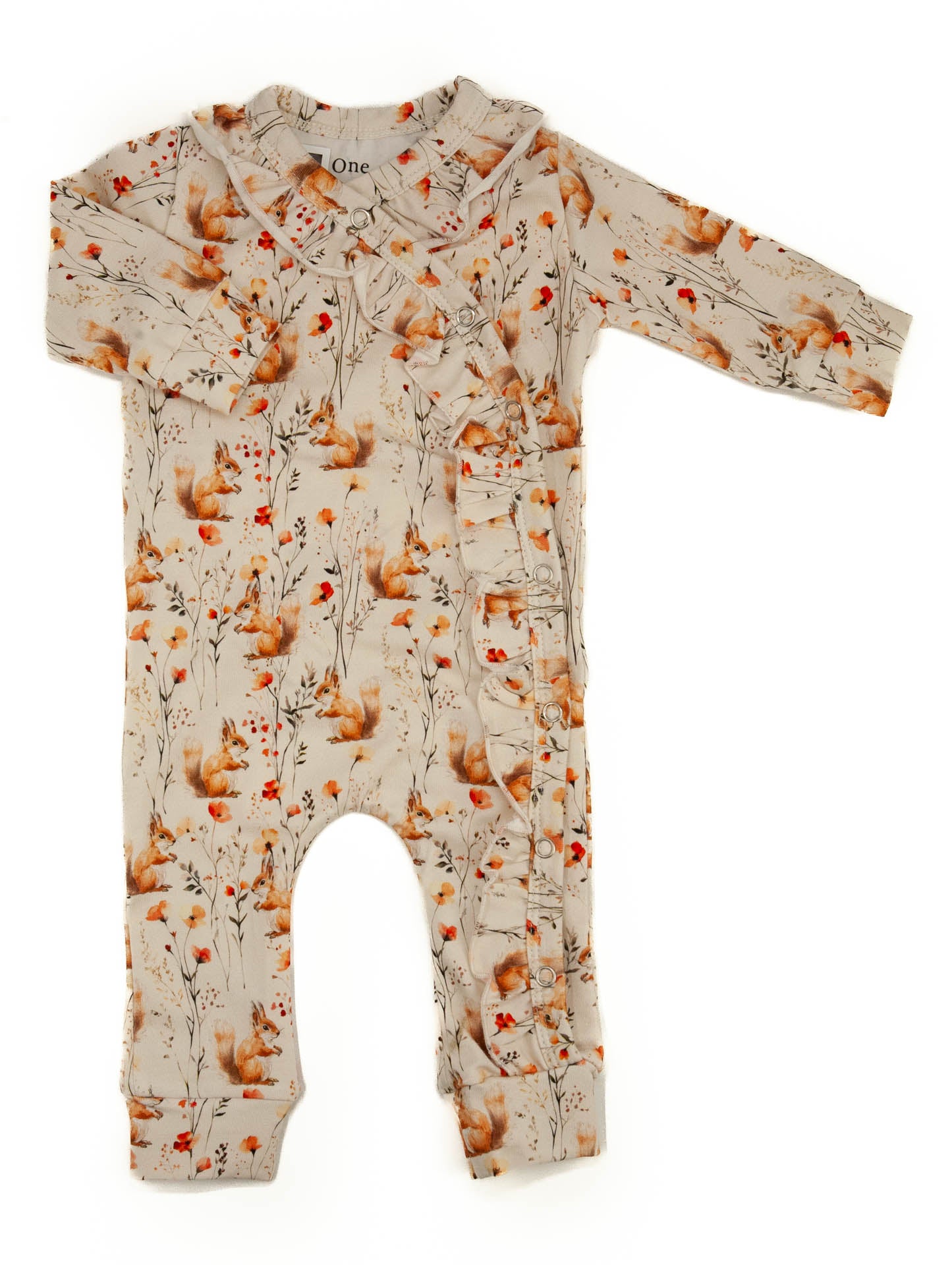 Ruffle wildflower romper