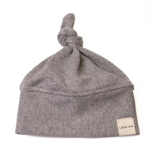 Hat openwork dark grey