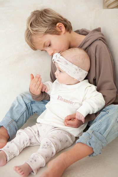 Sweater ecru gepersonaliseerd