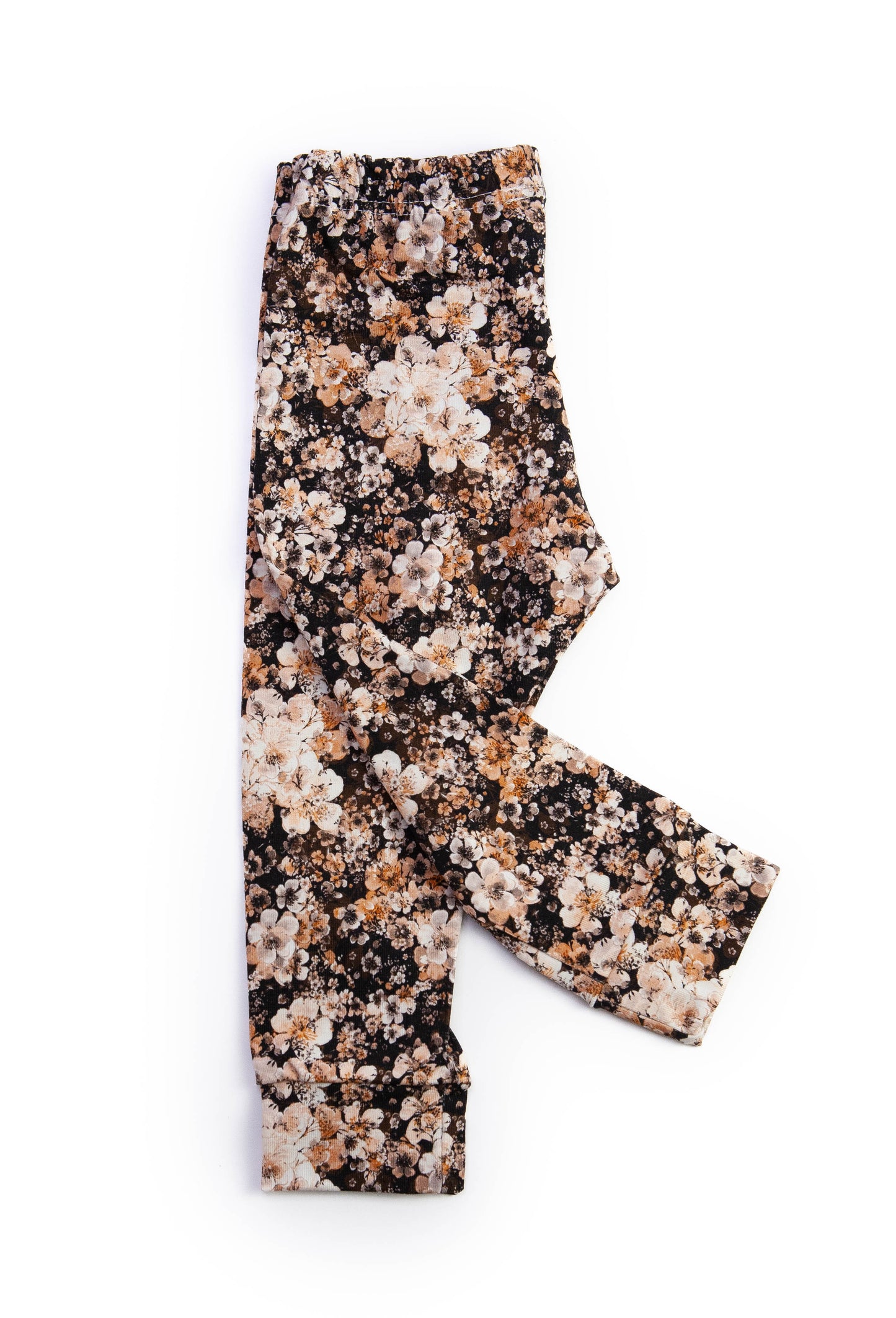 Leggings dunkle Blumen