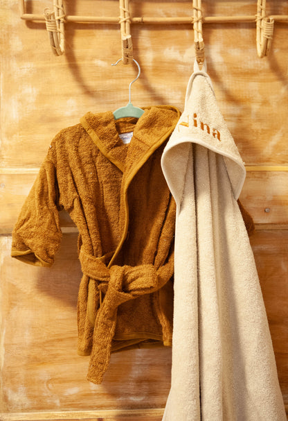 Wrap/hooded towel personalized