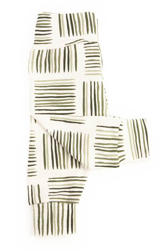 Panties green brush strokes