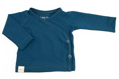 Wrap shirt royal blue