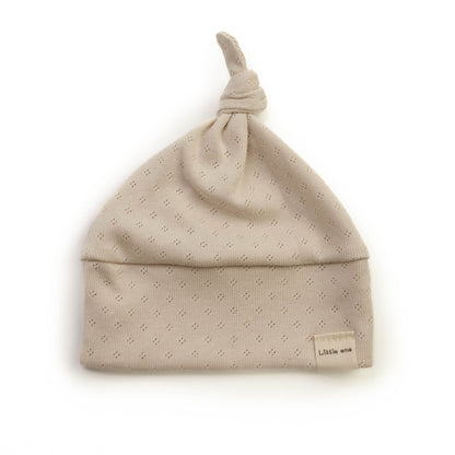 Mutsje ajour beige naturele
