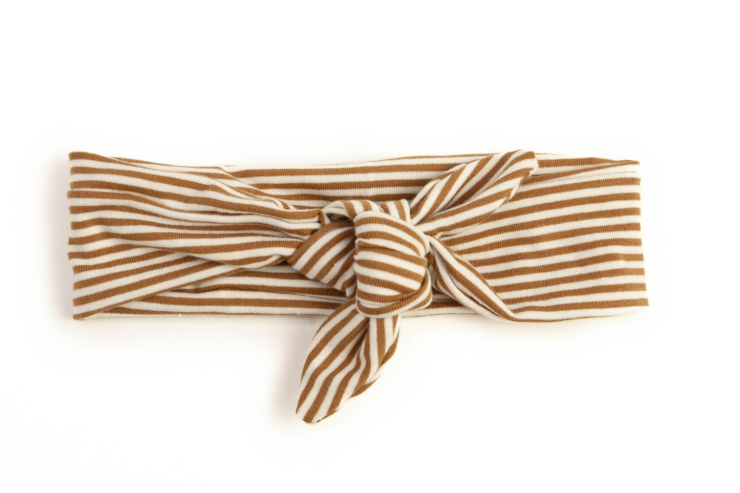 Haarbandje mokka stripes
