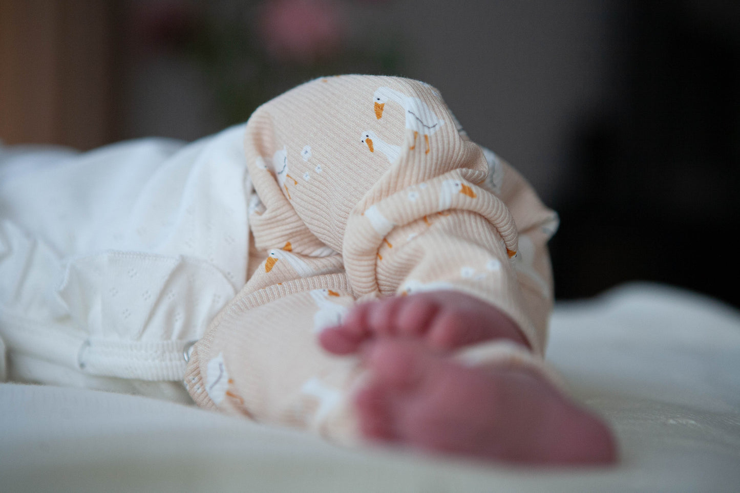Baby rib goose pants