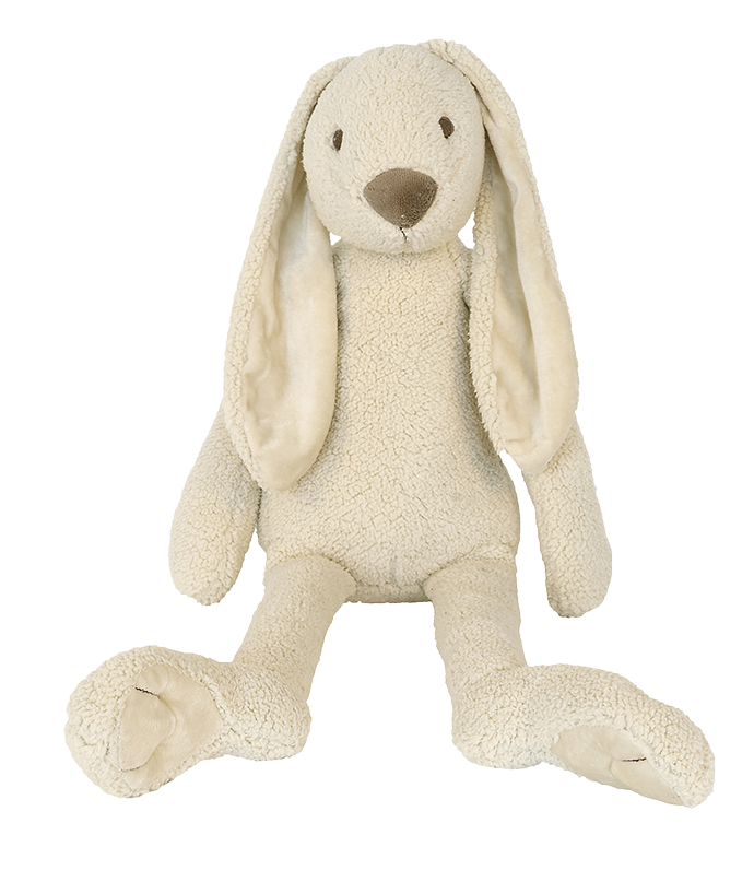 Großer beigefarbener recycelter Hase Richie