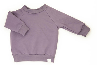 Oversized sweater dusty lilac gepersonaliseerd