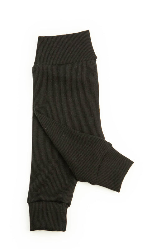 Broekje baby rib black