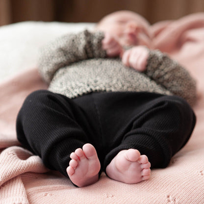 Baby pants rib black