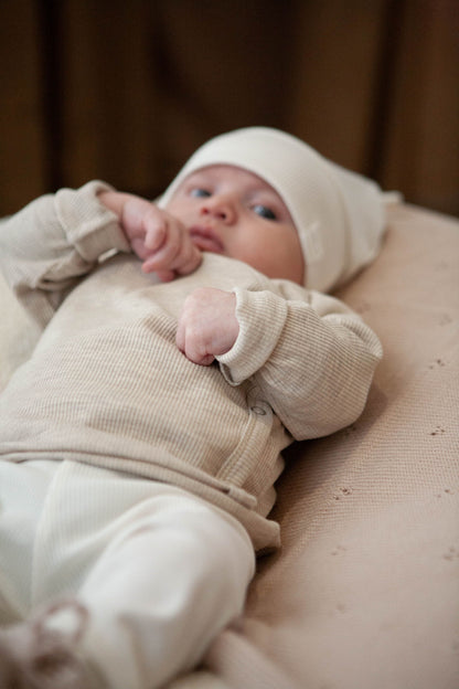Baby pants rib ecru
