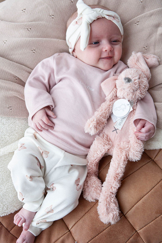 Baby Stirnband Rippe Schmetterlinge