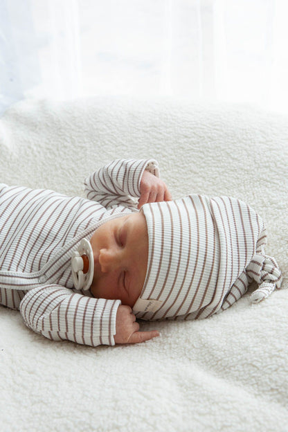 Boxpakje baby rib beige stripes