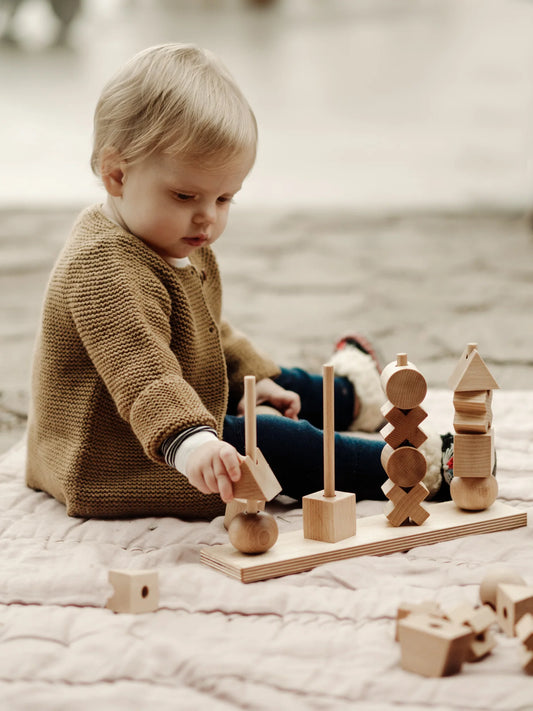 Natural stacking toy XL - Montessori