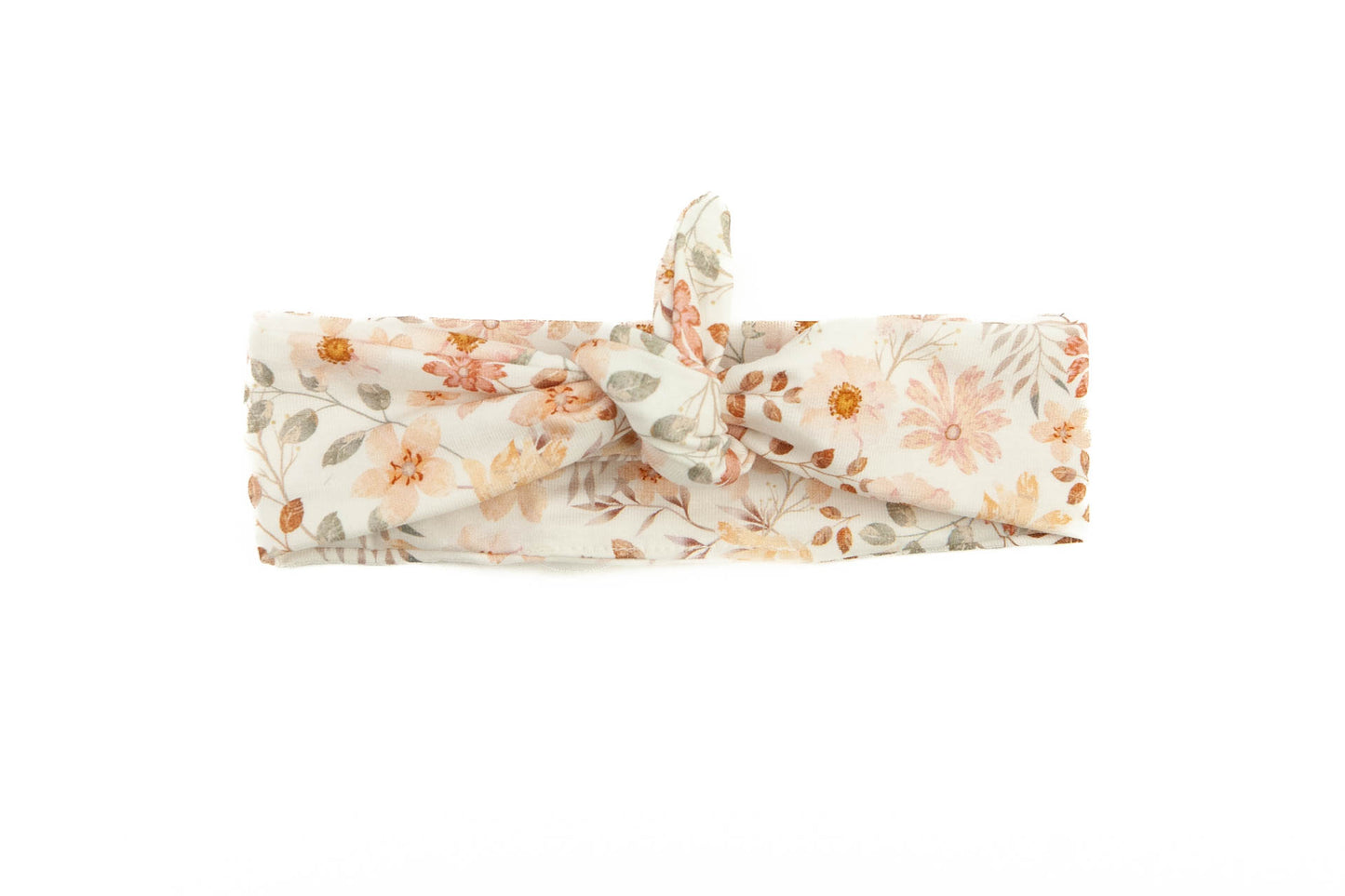 Haarbandje peach flowers