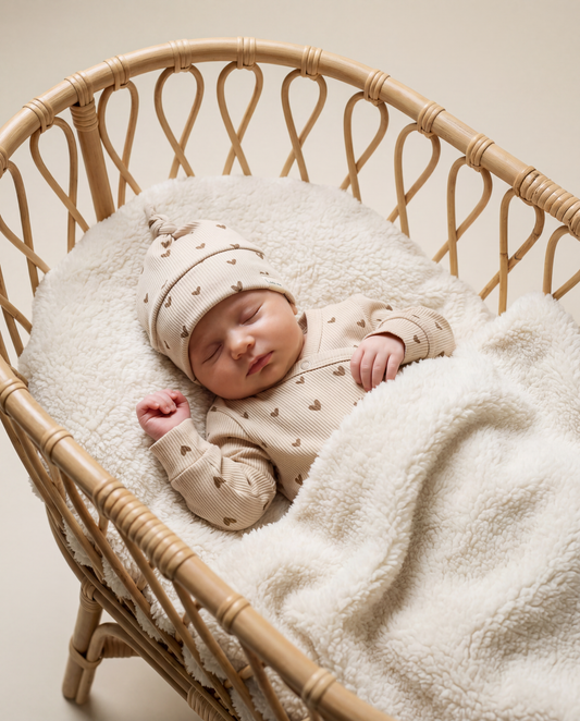 Boxpakje baby rib hartjes sand